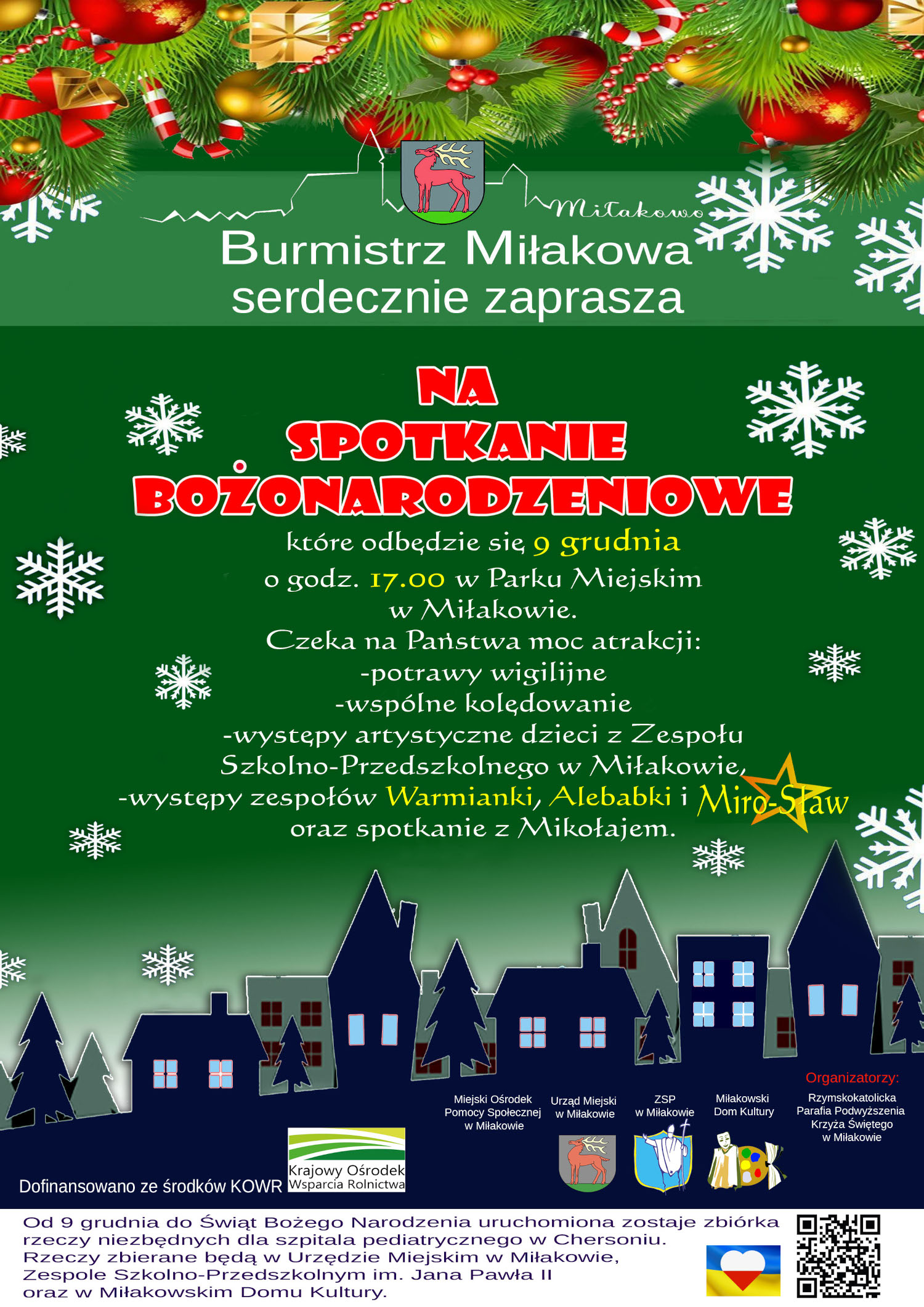 Spotkanie Bożonarodzeniowe w dniu 9 grudnia